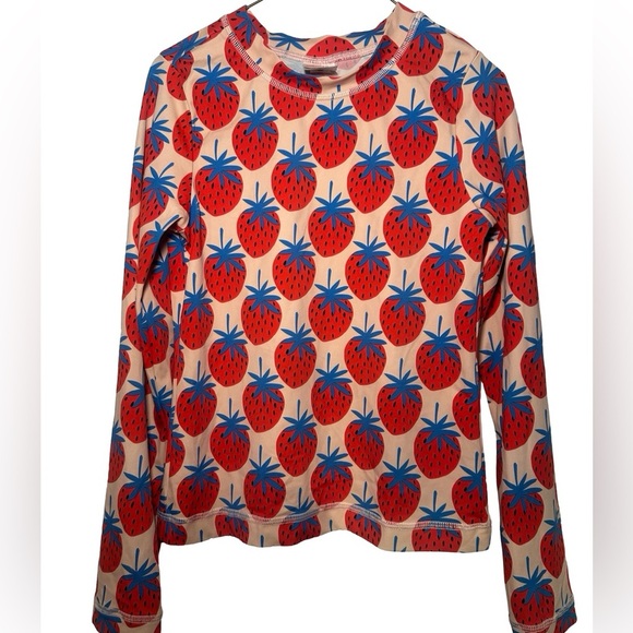 Hanna Andersson Other - Hanna Andersson Strawberry Rashguard size 10